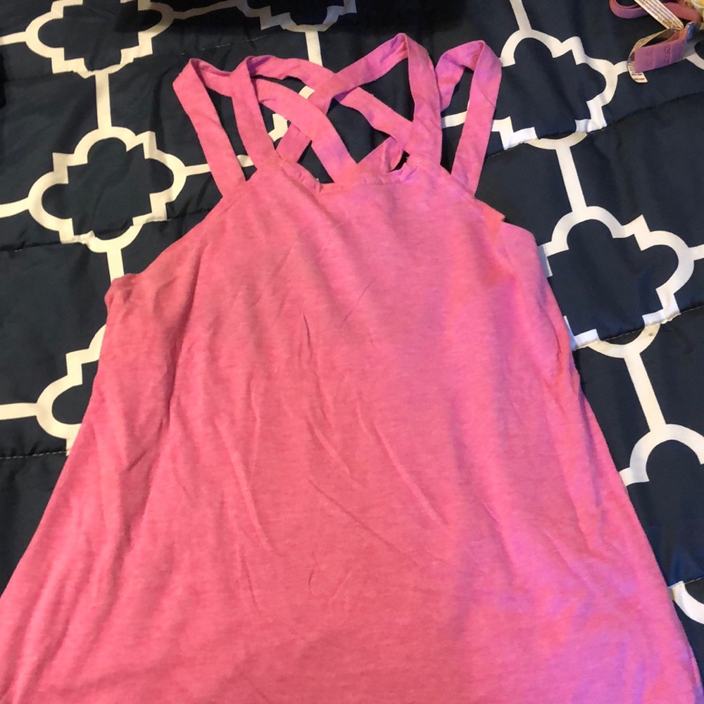 Pink fabletics shirt
